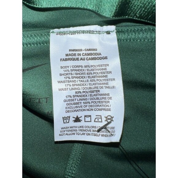 NWT NIKE Court Skirt Shorts Tennis Dri Fit Green White Striped Sz M - Picture 8 of 11